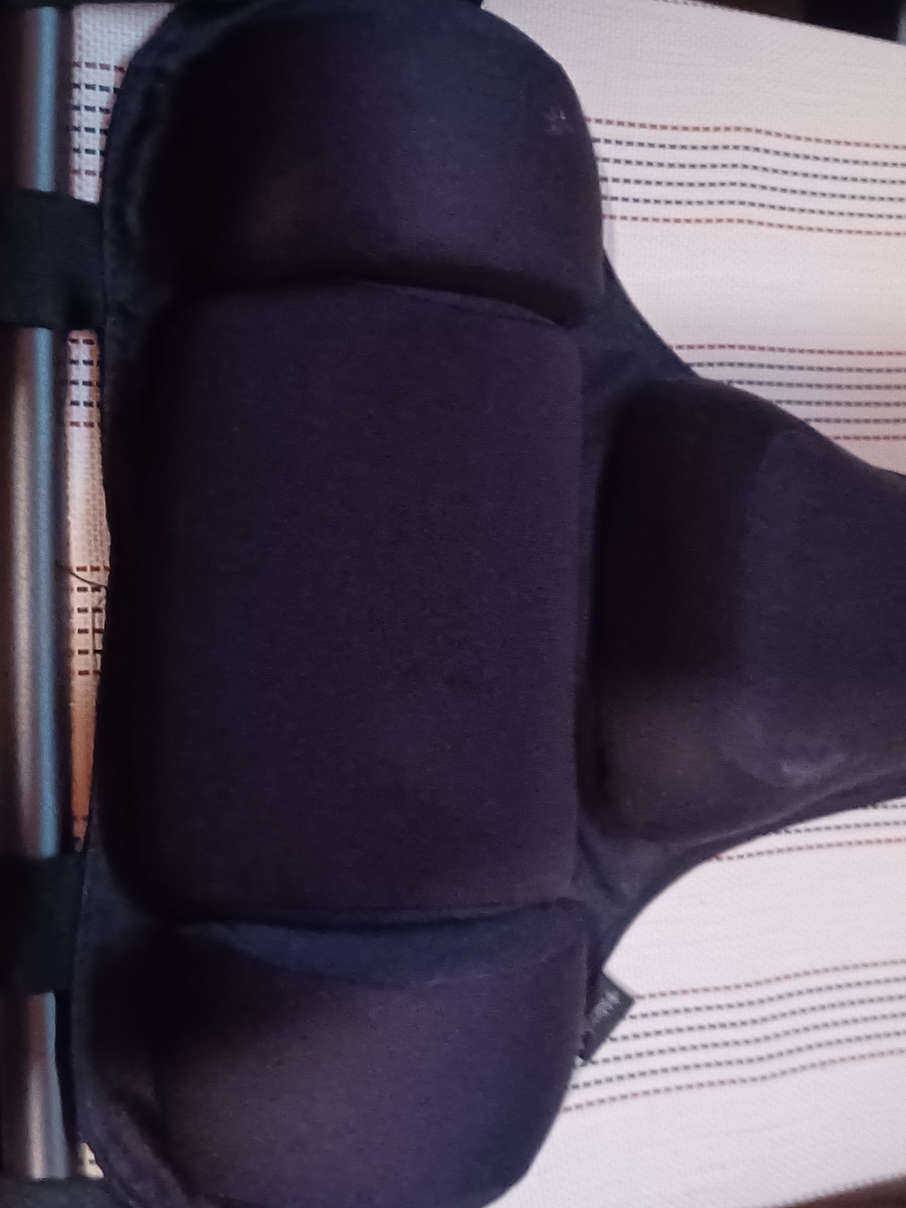 Black Home Office Lumbar Support Cushion